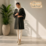 مانتو زنانه بیرونی آستین دکمه شانتون تابستانی سبک و راحت